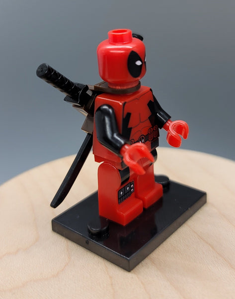 Deadpool Custom minifigure. Brand new in package. Please visit shop, lots more! - BeausBricks