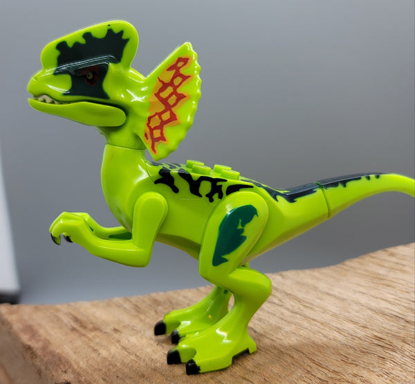 Dilophasaurus Custom Big figure. Brand new in package. Please visit shop, lots more! - BeausBricks