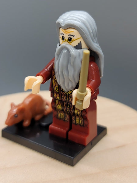 Dumbledore Custom minifigure. Brand new in package. Please visit shop, lots more! - BeausBricks