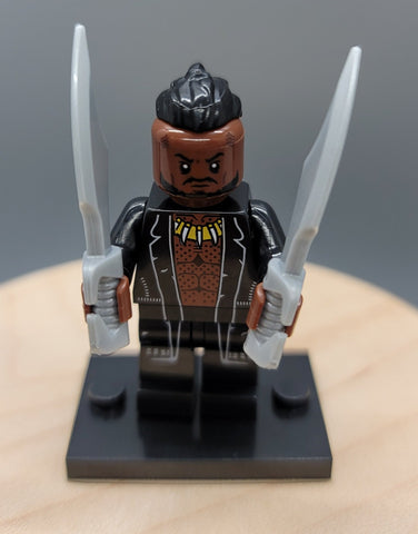 Eric Killmonger Custom minifigure. Brand new in package. Please visit shop, lots more! - BeausBricks