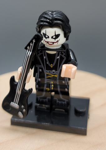 Eric Draven The Crow custom minifigure.    Brand new in package. - BeausBricks