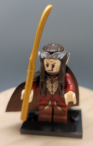 Elrond Custom minifigure.   Brand new in package.  Please visit shop, lots more! - BeausBricks