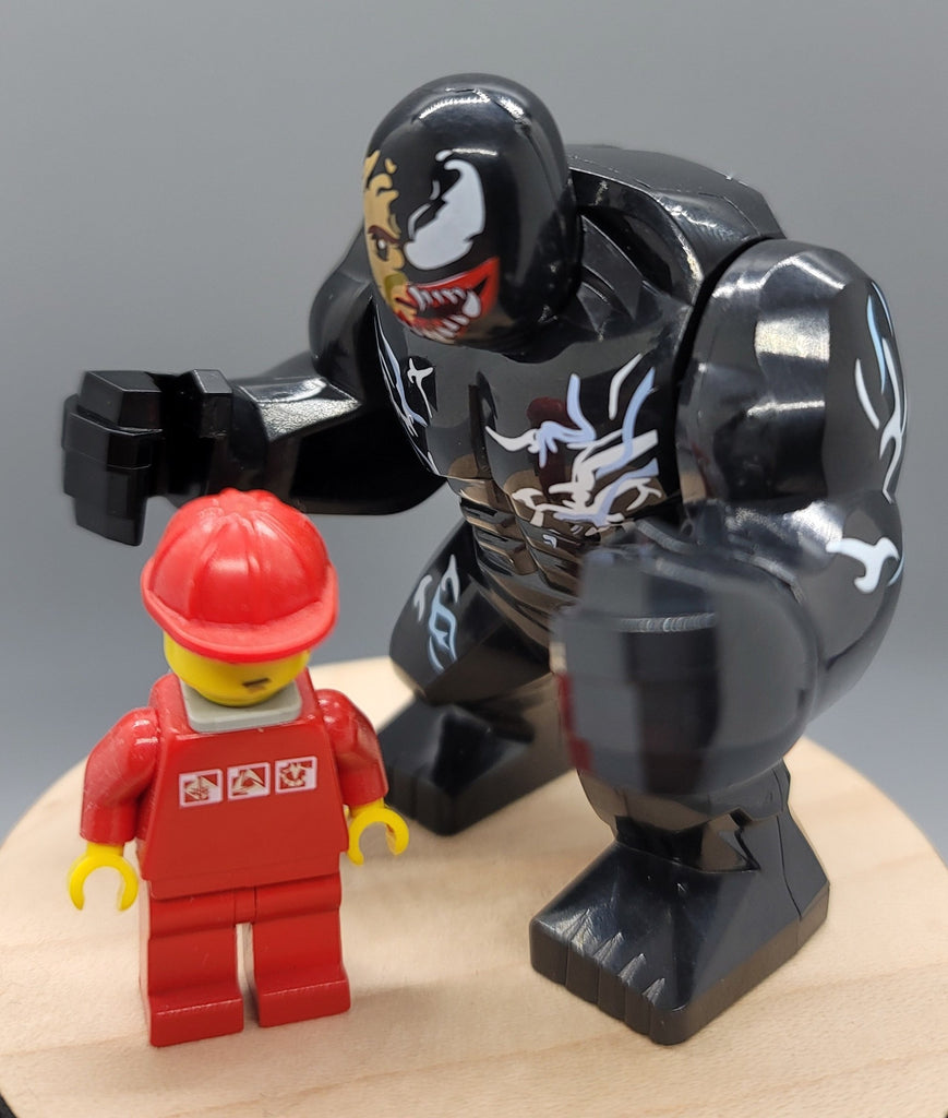 Custom Lego Venom Minifigure, From the 2018 film of the sam…