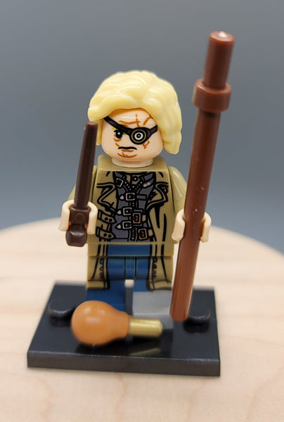 Mad Eye Moody from Harry Potter. Custom minifigure by Beaus Bricks. Brand new in package. - BeausBricks