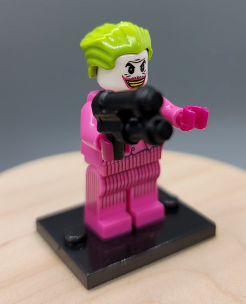 Joker Cartoon Custom minifigure by Beaus Bricks. Brand new in package. - BeausBricks