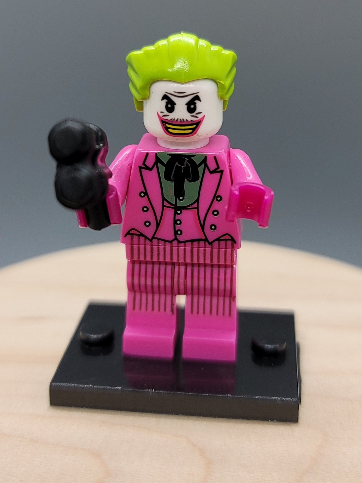 Joker Cartoon Custom minifigure by Beaus Bricks. Brand new in package. - BeausBricks