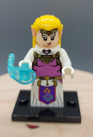 Zelda Nintendo custom minifigure.    Brand new in package.