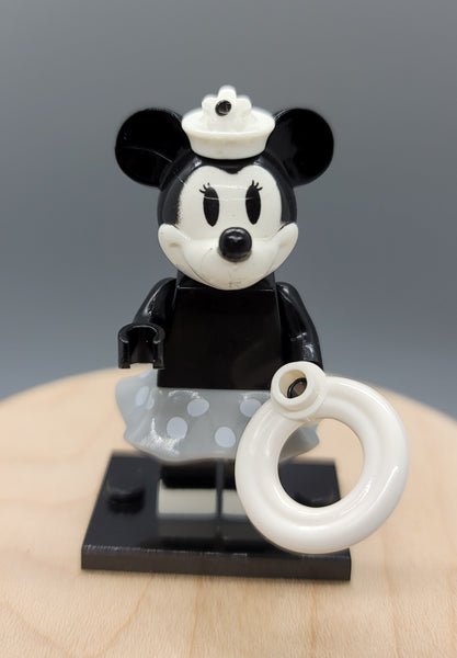 Minnie Mouse Custom minifigure by Beaus Bricks.  Brand new in package.