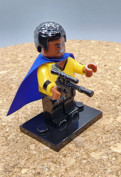 Lando Calrissian Star Wars Custom minifigure by Beaus Bricks.  Brand new in package.
