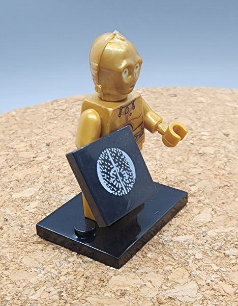 C3PO Star Wars custom minifigure.  Brand new in package.
