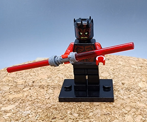 Darth Maul Custom minifigure. Brand new in package. Please visit shop, lots more!