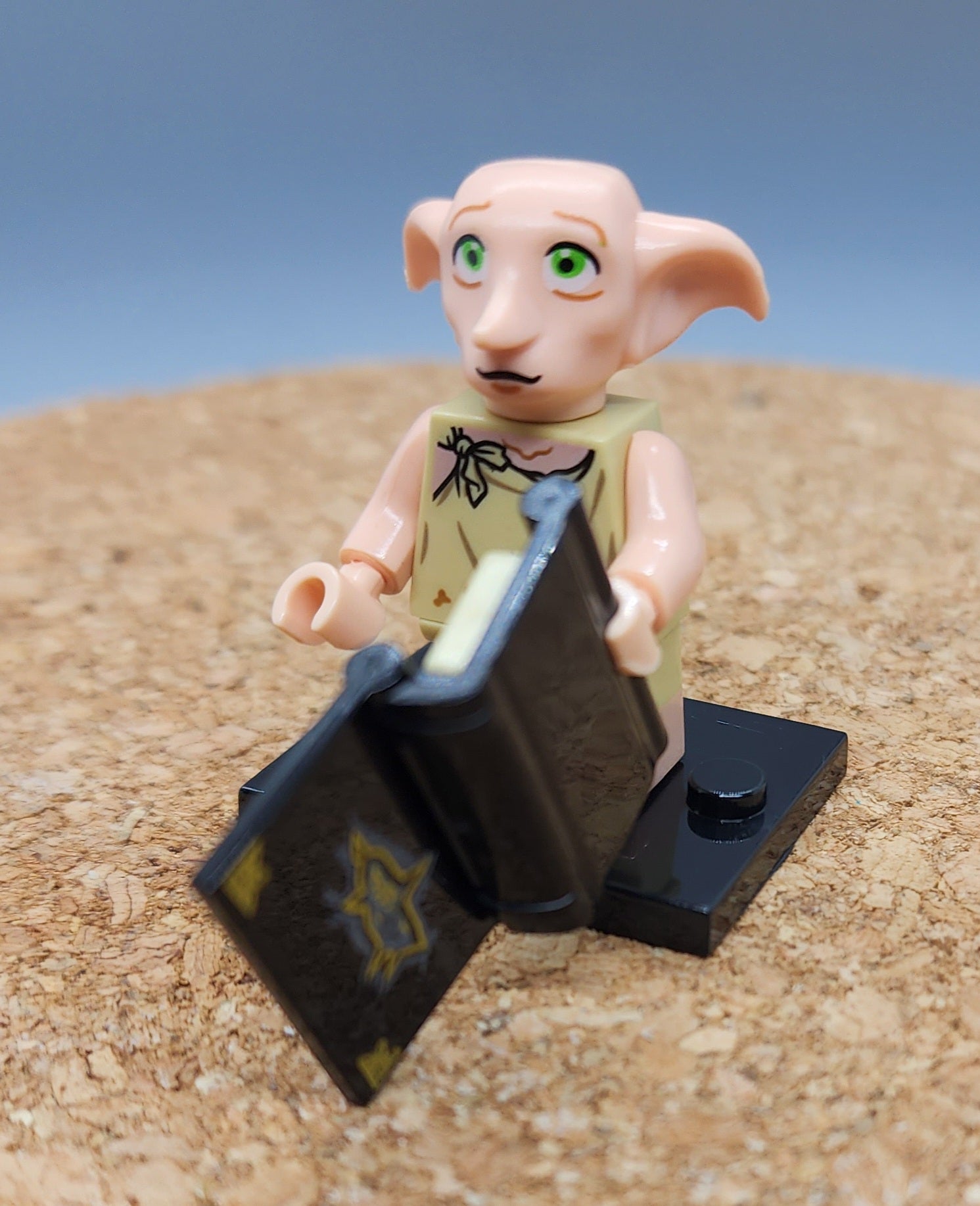 Dobby from Harry Potter Custom minifigure by Beaus Bricks.  Brand new in package.