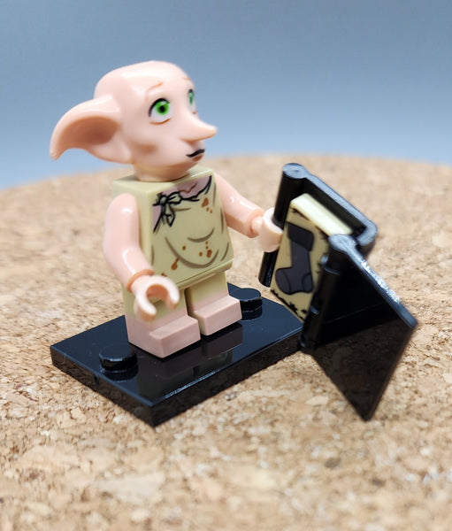 Dobby from Harry Potter Custom minifigure by Beaus Bricks.  Brand new in package.