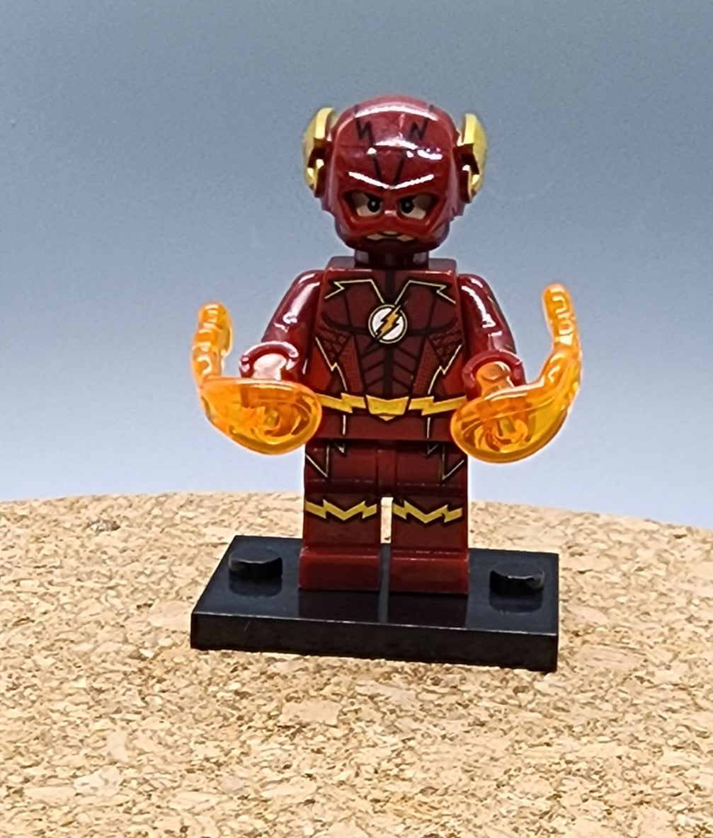 The Flash Custom minifigure by Beaus Bricks.. .  Brand new in package.  Please visit shop, lots more!
