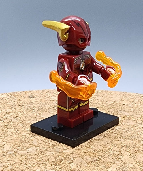 The Flash Custom minifigure by Beaus Bricks.. .  Brand new in package.  Please visit shop, lots more!