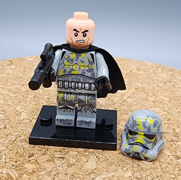 Mimban Storm Trooper Custom minifigure by Beaus Bricks.   Brand new in package.  Please visit shop, lots more!