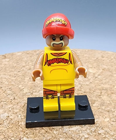 Hulk Hogan Custom minifigure.   Brand new in package.  Please visit shop, lots more!