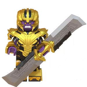 Thanos Custom minifigure.   Brand new in package.  Please visit shop, lots more!