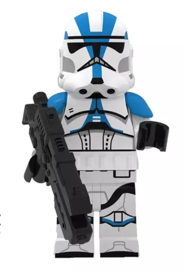 Clone Trooper 501st Legion Custom minifigure. Brand new in package. Please visit shop, lots more! - BeausBricks