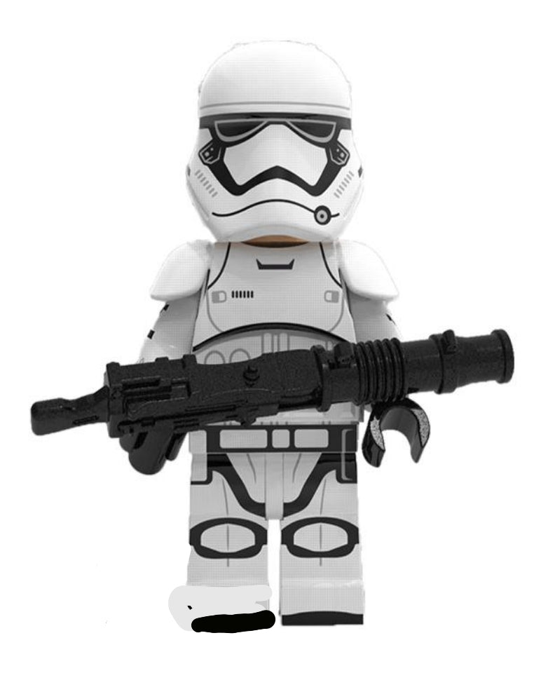 First Order Storm Trooper Custom minifigure. Brand new in package. Please visit shop, lots more!