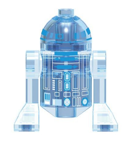 Clear R2D2 Custom minifigure. Brand new in package. Please visit shop, lots more!