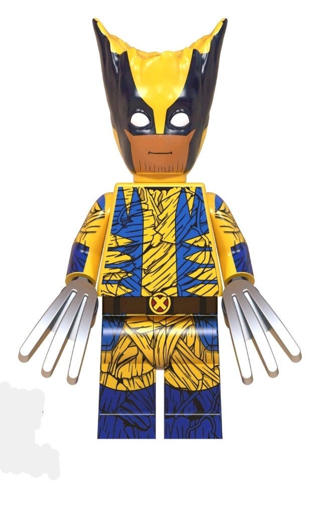 Wolverine XMen Custom minifigure.   Brand new in package.