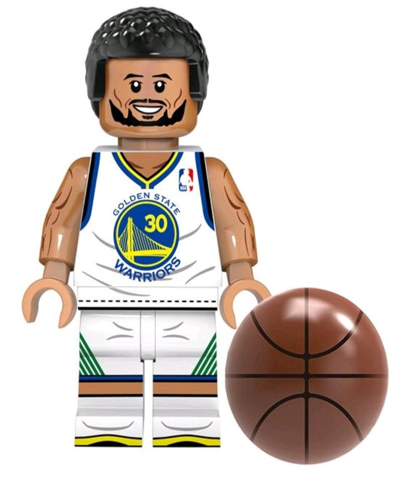 Steph Curry Golden State Warriors Custom minifigure by Beaus Bricks. Brand new in package.
