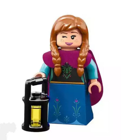 Anna Frozen custom minifigure.  .  Brand new in package. - BeausBricks