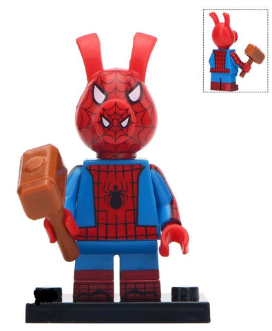 Spider Ham Custom minifigure.   Brand new in package.  Please visit shop, lots more!