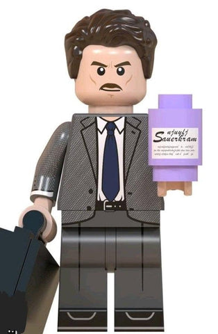 Howard Stark Custom minifigure by Beaus Bricks.   Brand new in package.  Please visit shop, lots more! - BeausBricks