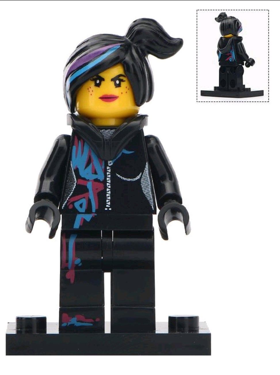 Wyldstyle Custom minifigure by Beau&#39;s Bricks.   Brand new in package.  Please visit shop, lots more!