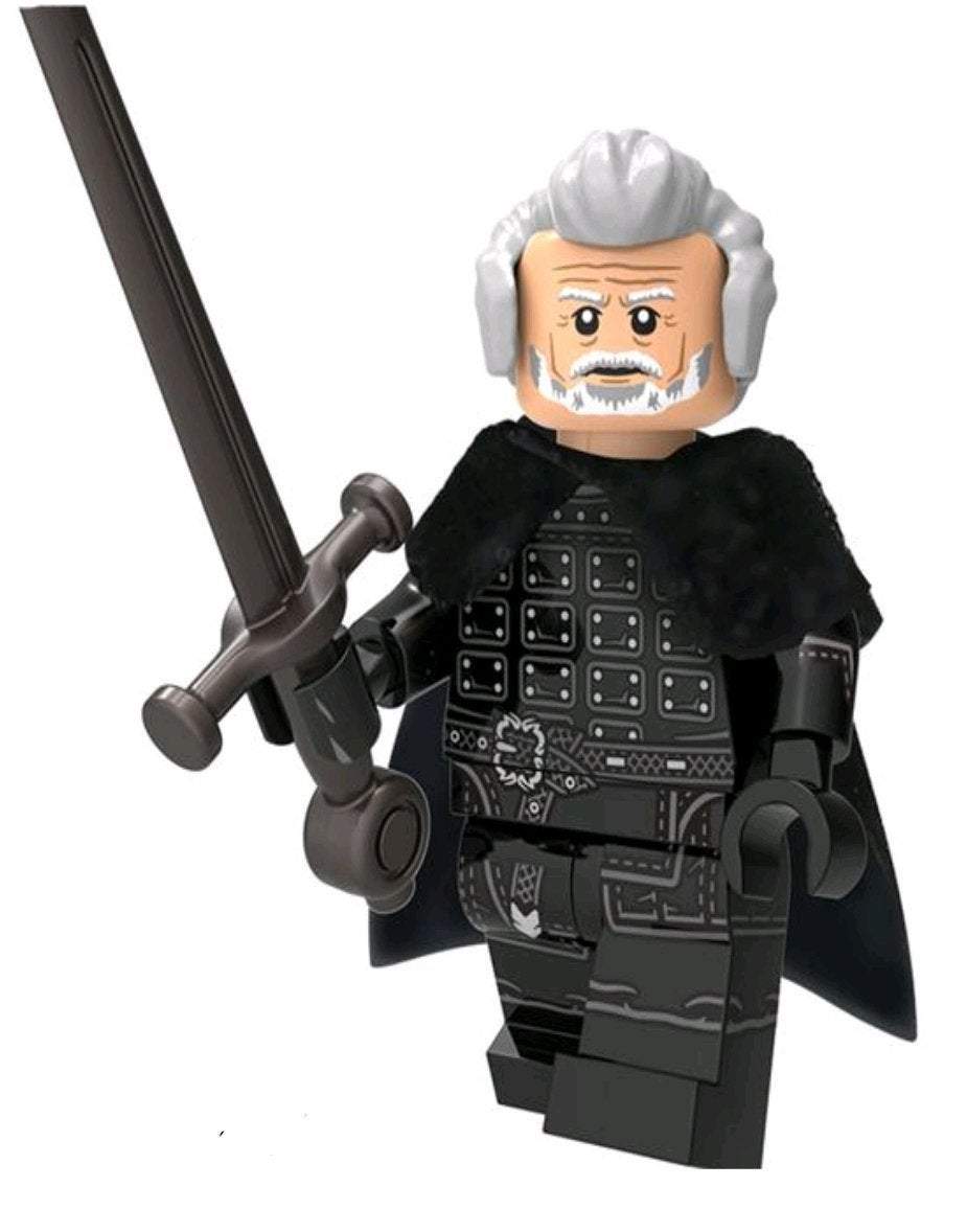 Jeor Mormont GOT Custom minifigure by Beaus Bricks. Brand new in package.  Please visit shop, lots more! - BeausBricks