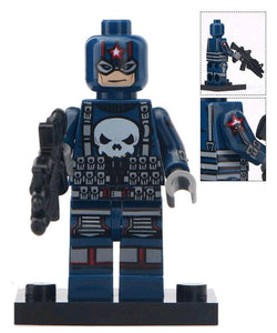 Punisher Custom minifigure by Beaus Bricks. Brand new in package.  Please visit shop, lots more!