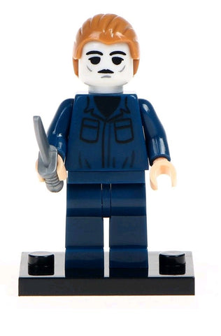 Michael Meyers Custom minifigure by Beaus Bricks. Brand new in package.  Please visit shop, lots more!