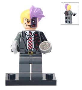 Two Face Custom minifigure.   Brand new in package.  Please visit shop, lots more!