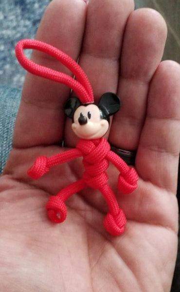 Mickey Mouse Custom minifigure keychain by Beaus Bricks.   Brand new in package.  Please visit shop, lots more!