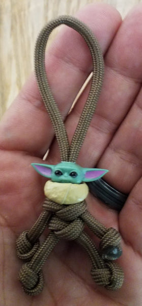 Baby Yoda Custom minifigure keychain by Beaus Bricks.   Brand new in package. - BeausBricks