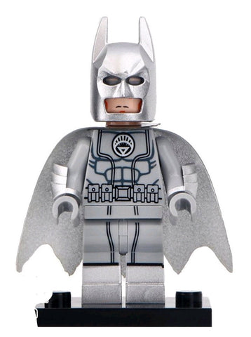 White Light Batman Custom minifigure by Beaus Bricks.   Brand new in package.  Please visit shop, lots more!