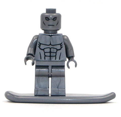Silver Surfer Custom minifigure by Beaus Bricks.   Brand new in package.  Please visit shop, lots more!